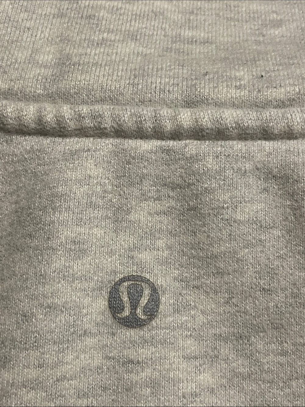 Lululemon Scuba Full Zip Hoodie Sweatshirt Heathered Light Gray Jacket Size 8 - Picture 7 of 8